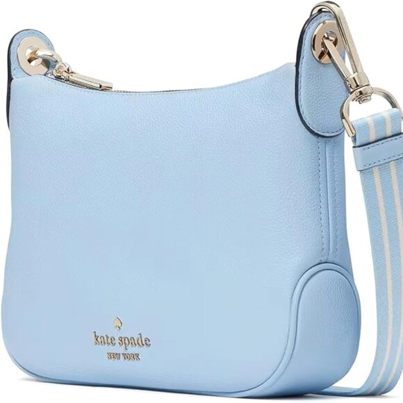 #124 NWT - Kate Spade Rosie Leather Shoulder Bag (Celeste Blue) - Picture 2 of 16
